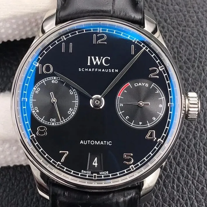 TopPick IWC Portugieser IW500109 Black Dial Watch ZF Factory 2238