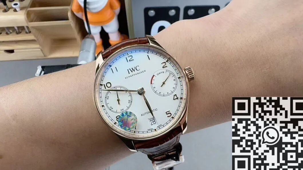 IWC Portugieser IW500701 Brown Srap Watch ZF Factory FastDry 2240