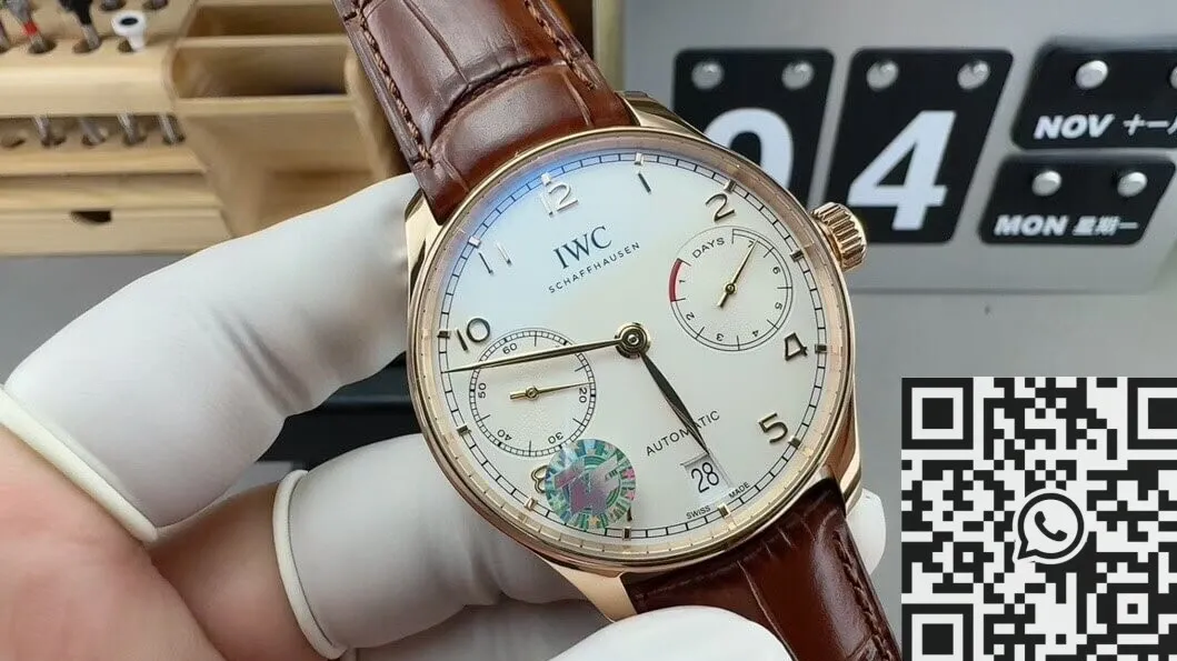IWC Portugieser IW500701 Brown Srap Watch ZF Factory FastDry 2240