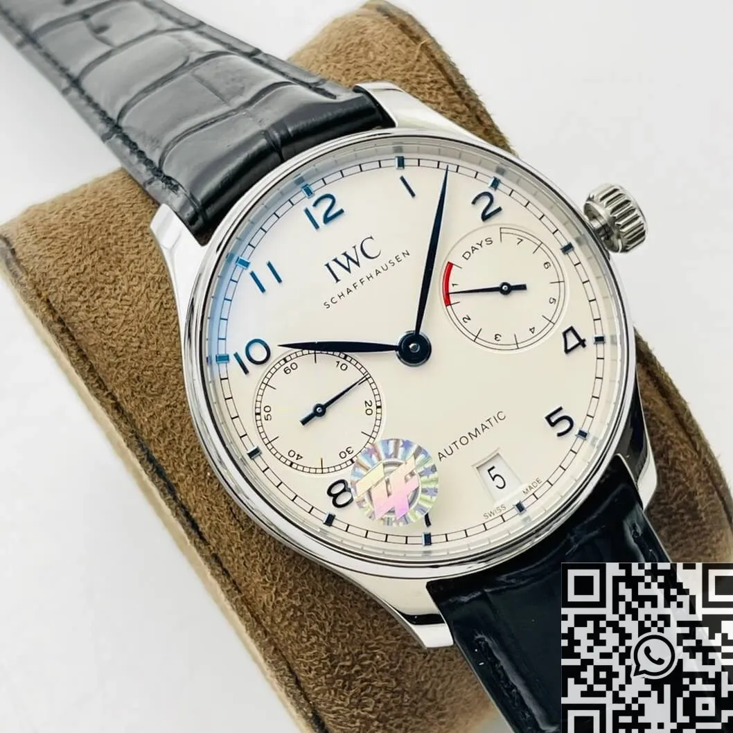 IWC Portugieser IW500705 Black Leather Strap Watch ZF Factory ZipUp 2241