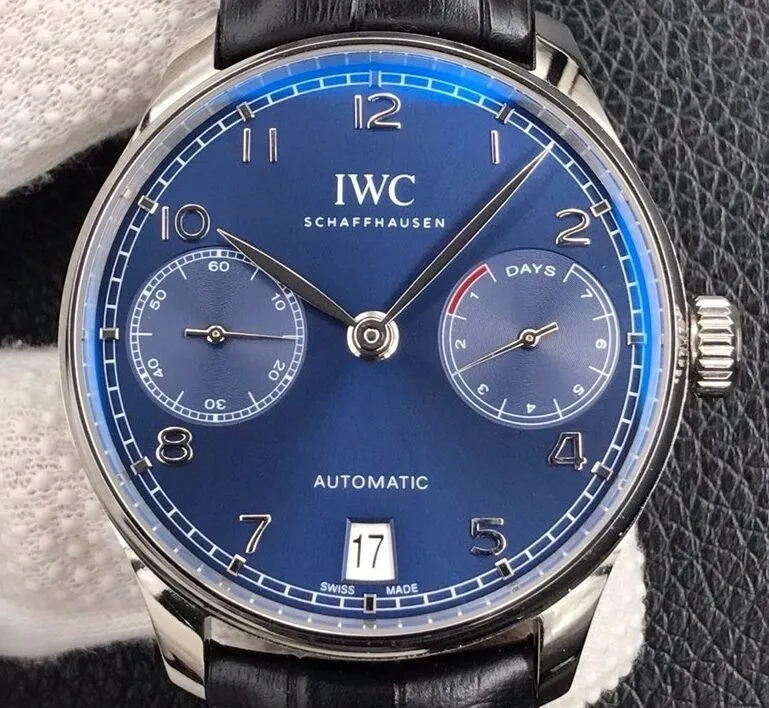 IWC Portugieser IW500710 Blue Panda Plate Watch ZF Factory Sleek 2244