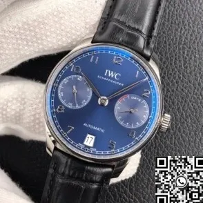 IWC Portugieser IW500710 Blue Panda Plate Watch ZF Factory Sleek 2244
