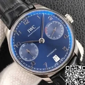 IWC Portugieser IW500710 Blue Panda Plate Watch ZF Factory Sleek 2244