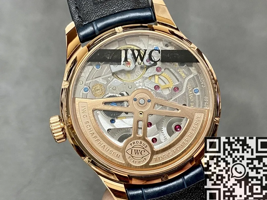 Reliable IWC Portugieser IW503312 Blue Panda Plate Watch APS Factory 2038