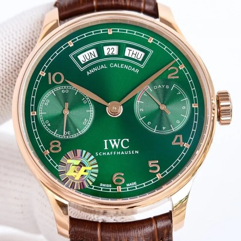 GoodFit IWC Portugieser IW503501 Green Dial Watch ZF Factory 2246