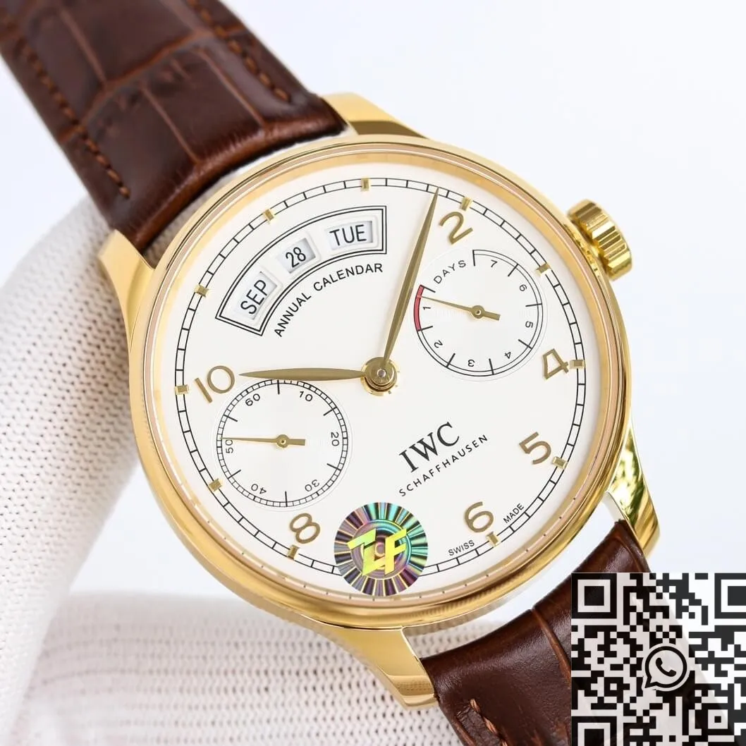 SmoothTexture IWC Portugieser IW503504 Gold Watch ZF Factory 2250