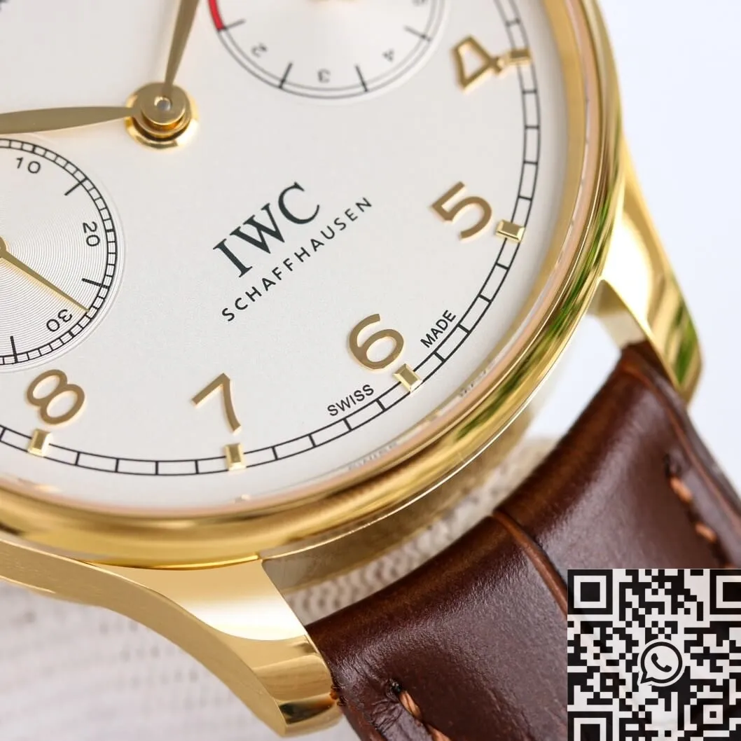 SmoothTexture IWC Portugieser IW503504 Gold Watch ZF Factory 2250
