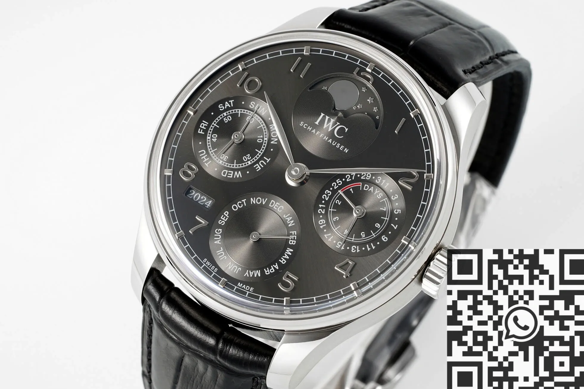 IWC Portugieser Perpetual Calendar IW503301 Slate Gray Dial Watch APS Factory ComfortFit 2033