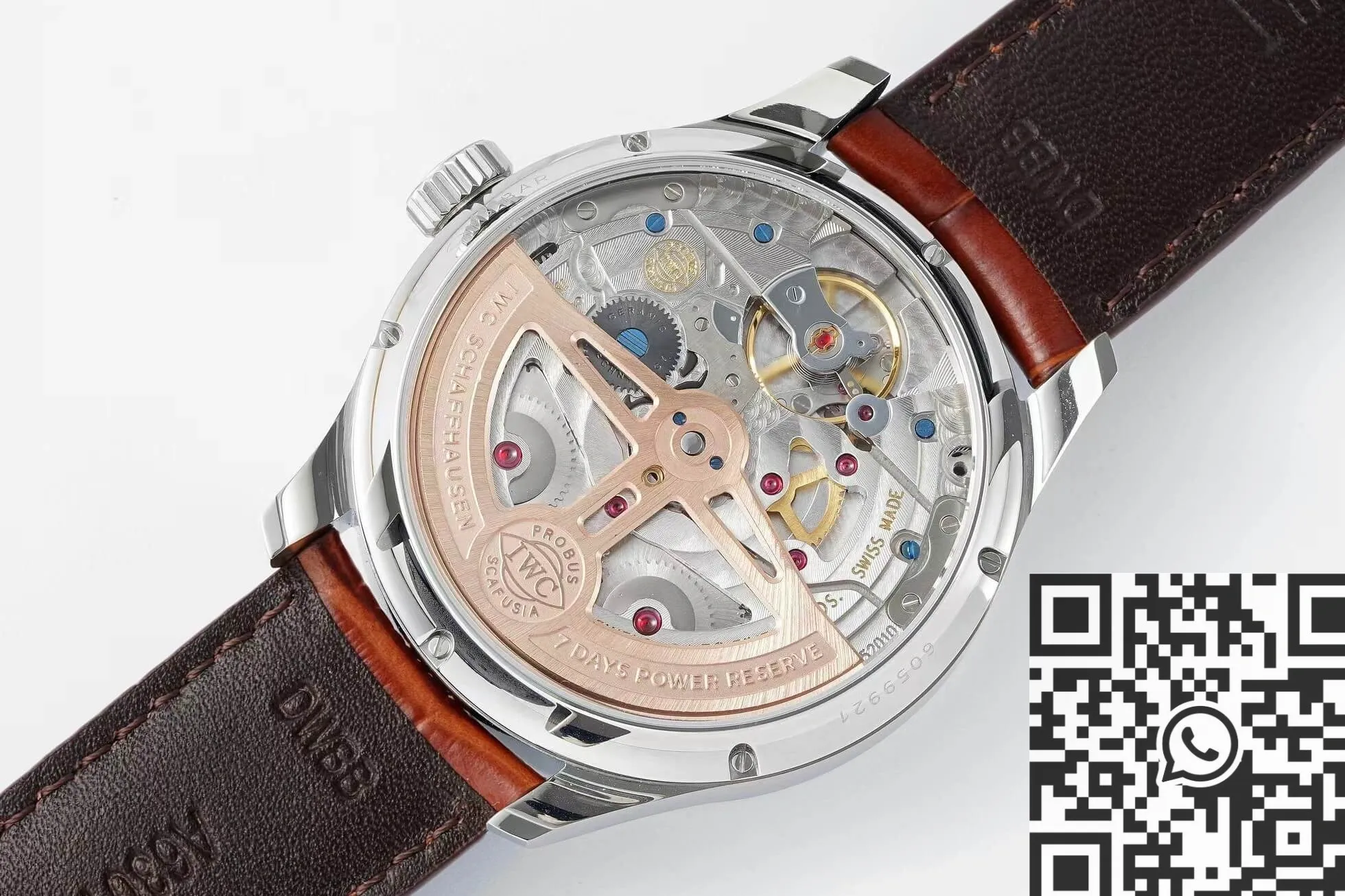 IWC Portugieser Perpetual Calendar IW503307 White Panda Plate Watch APS Factory Supportive 2036