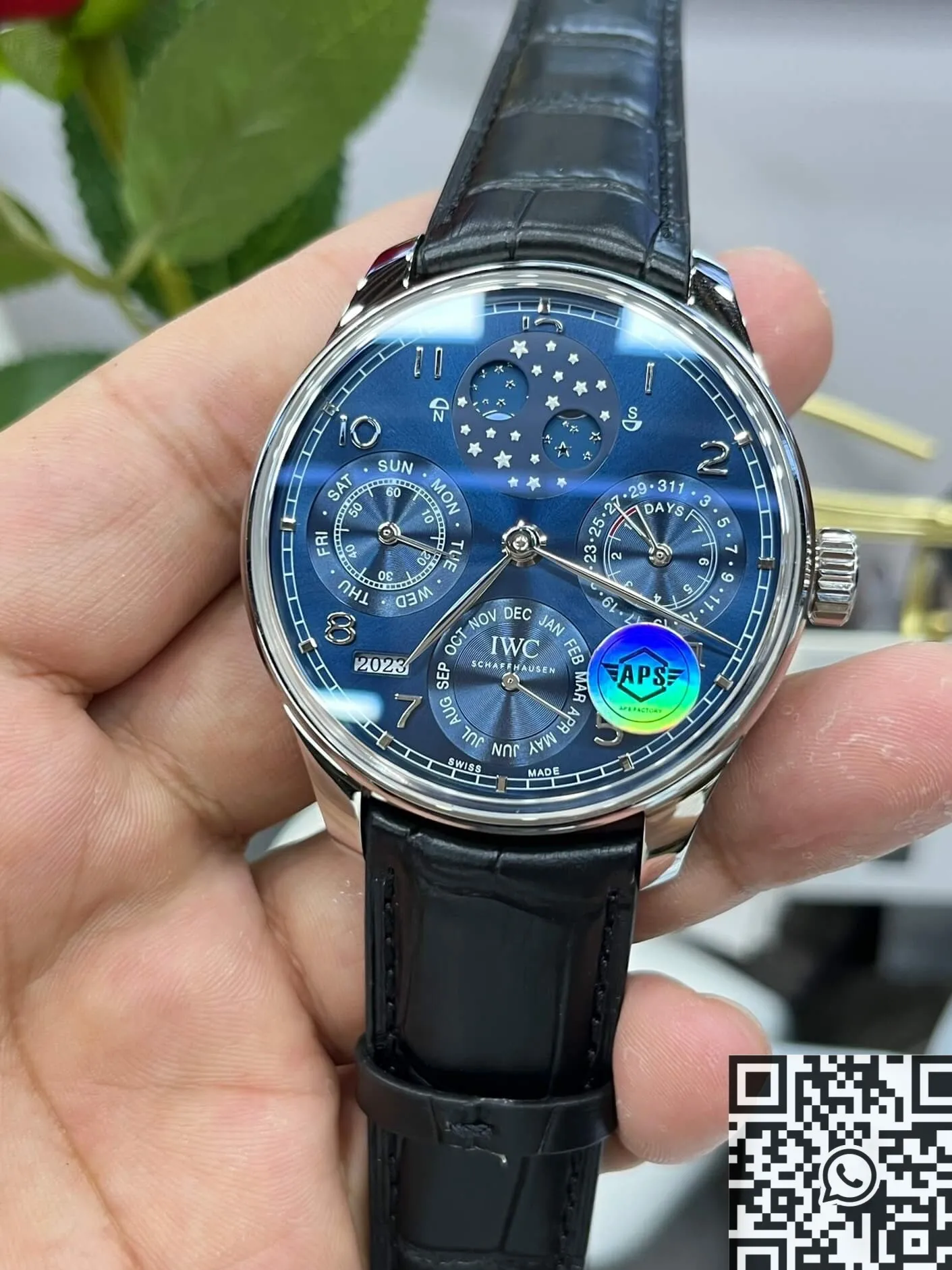 IWC Portugieser Perpetual Calendar IW503401 Dark Blue Dial Watch APS Factory SunProtective 2040
