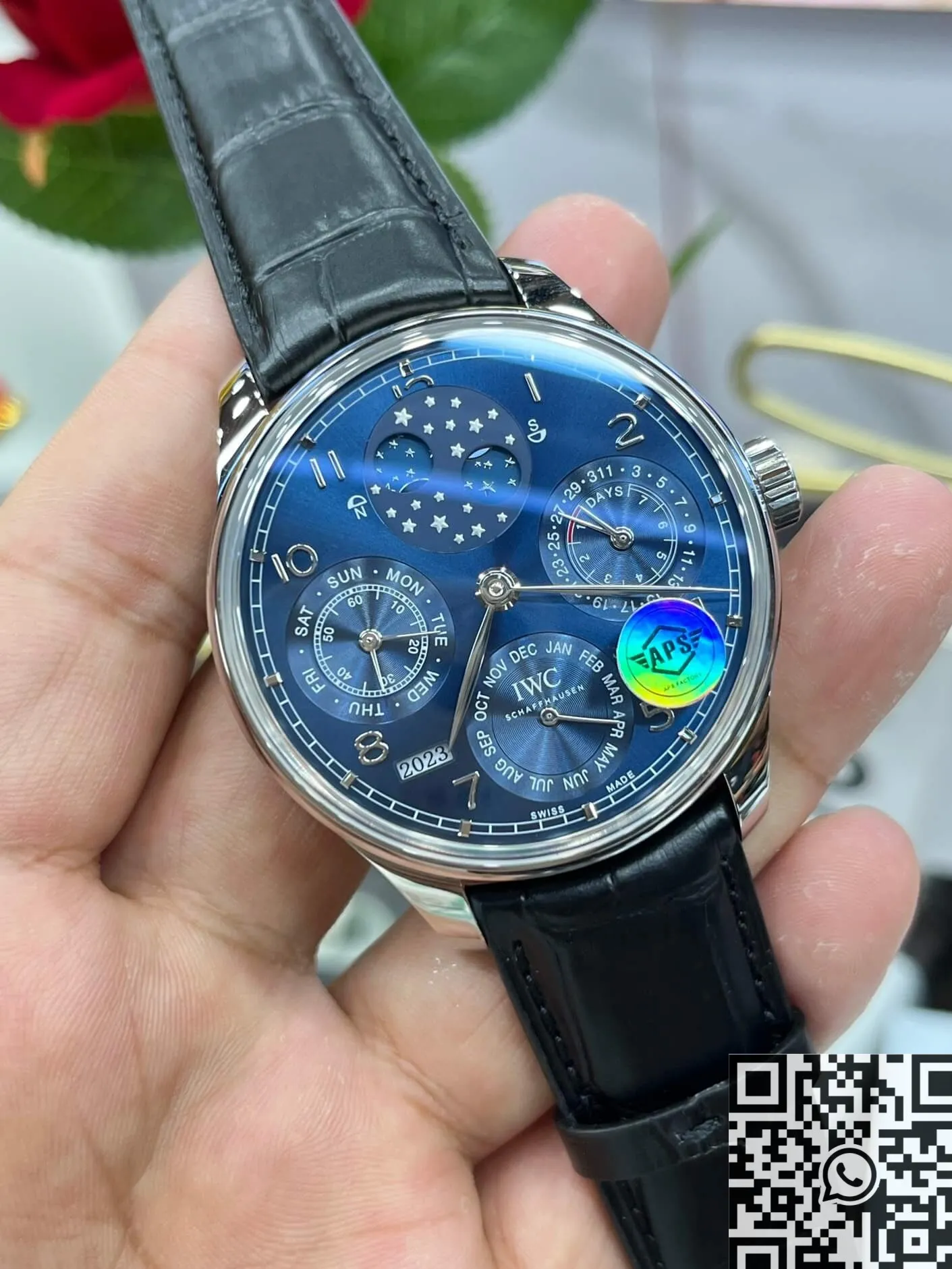 IWC Portugieser Perpetual Calendar IW503401 Dark Blue Dial Watch APS Factory SunProtective 2040