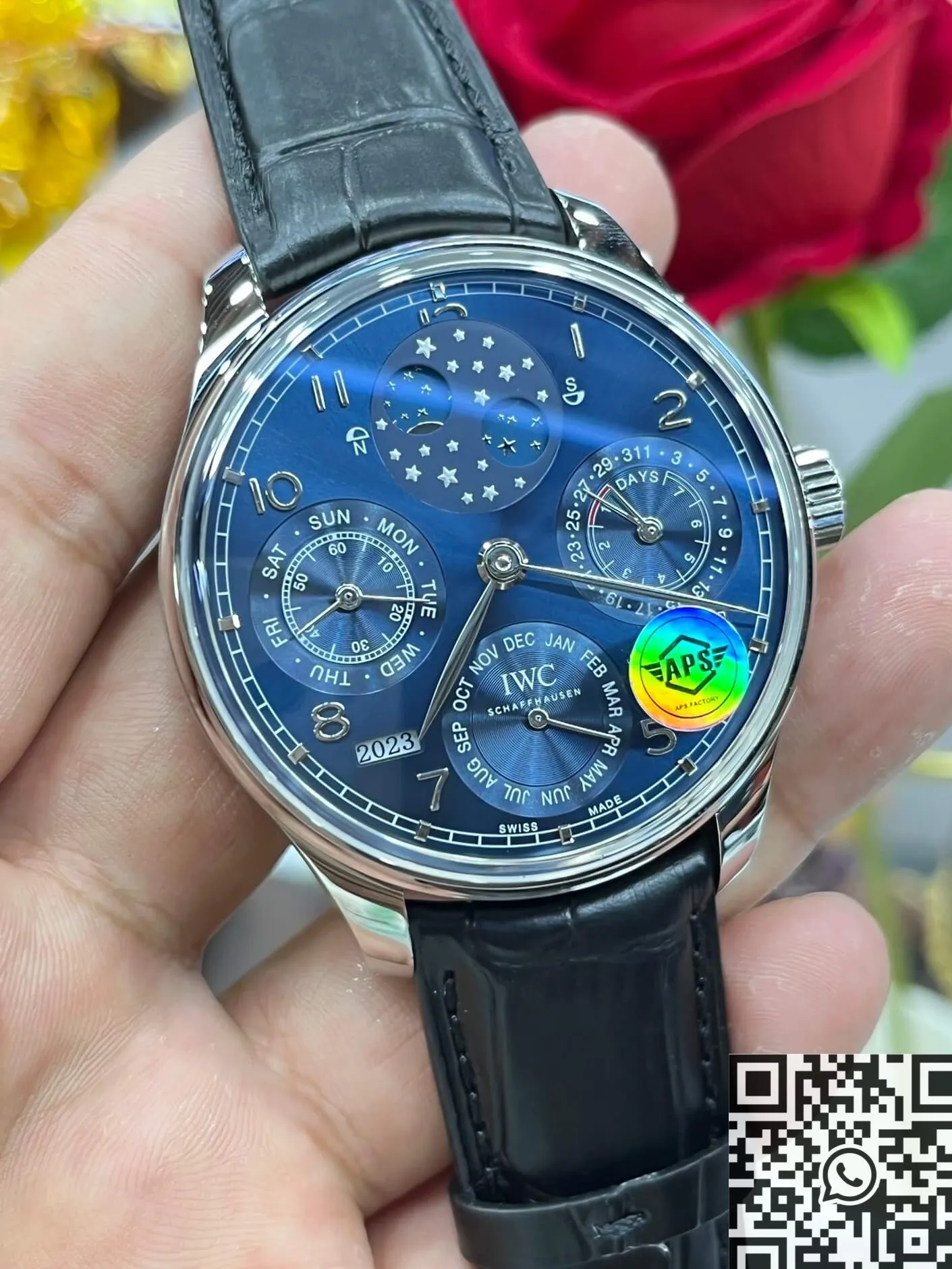 IWC Portugieser Perpetual Calendar IW503401 Dark Blue Dial Watch APS Factory SunProtective 2040