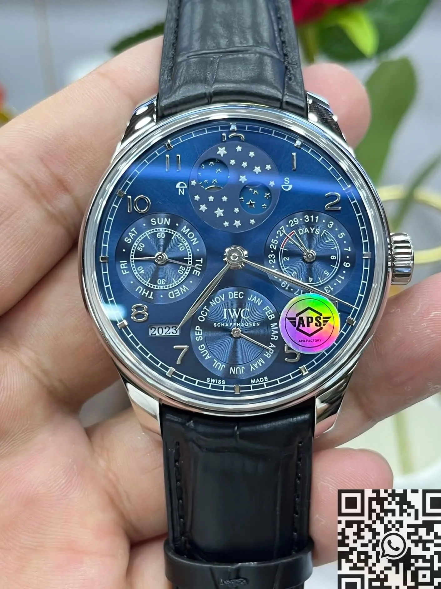 IWC Portugieser Perpetual Calendar IW503401 Dark Blue Dial Watch APS Factory SunProtective 2040