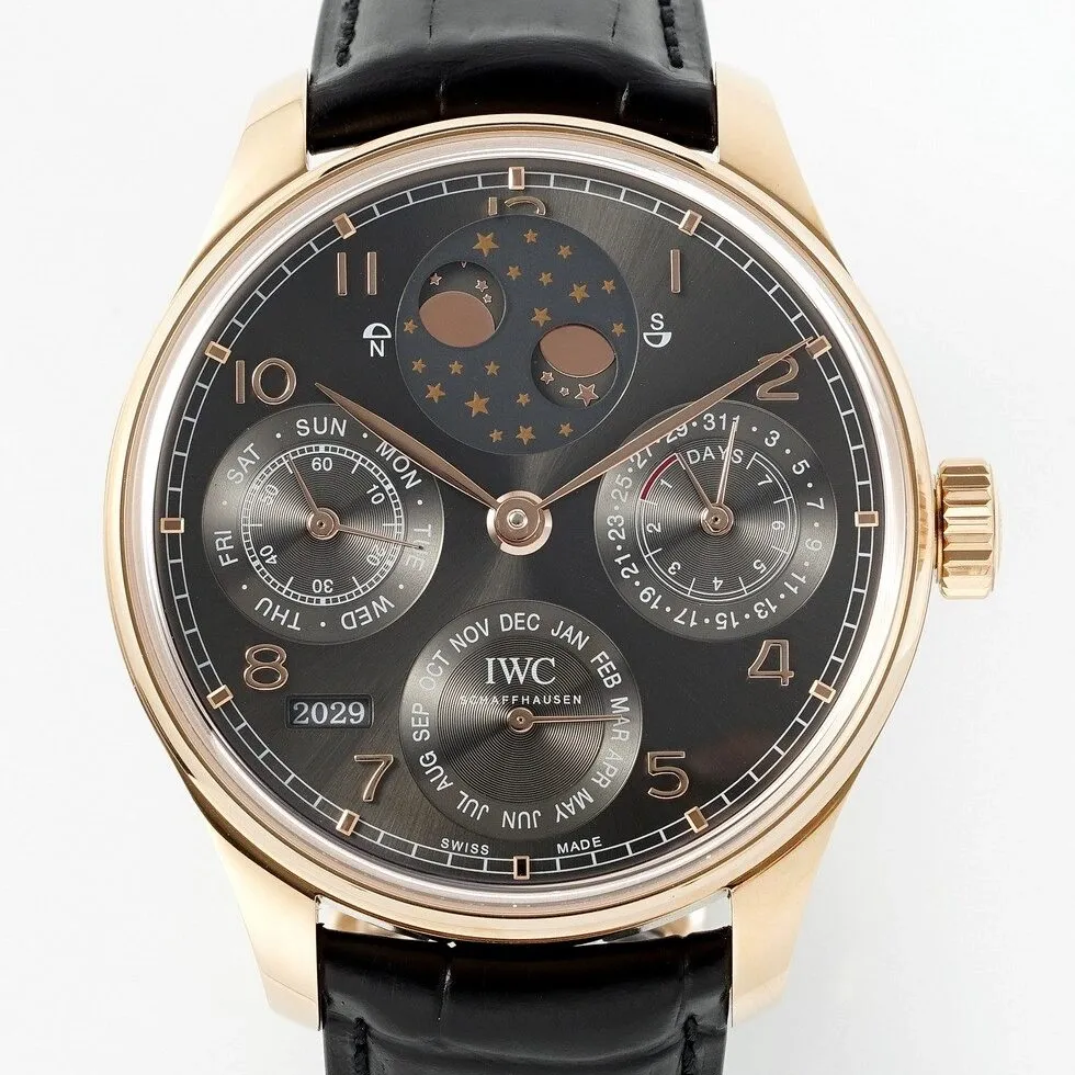 IWC Portugieser Perpetual Calendar IW503404 18k Red Gold Watch APS Factory ComfortFit 2041