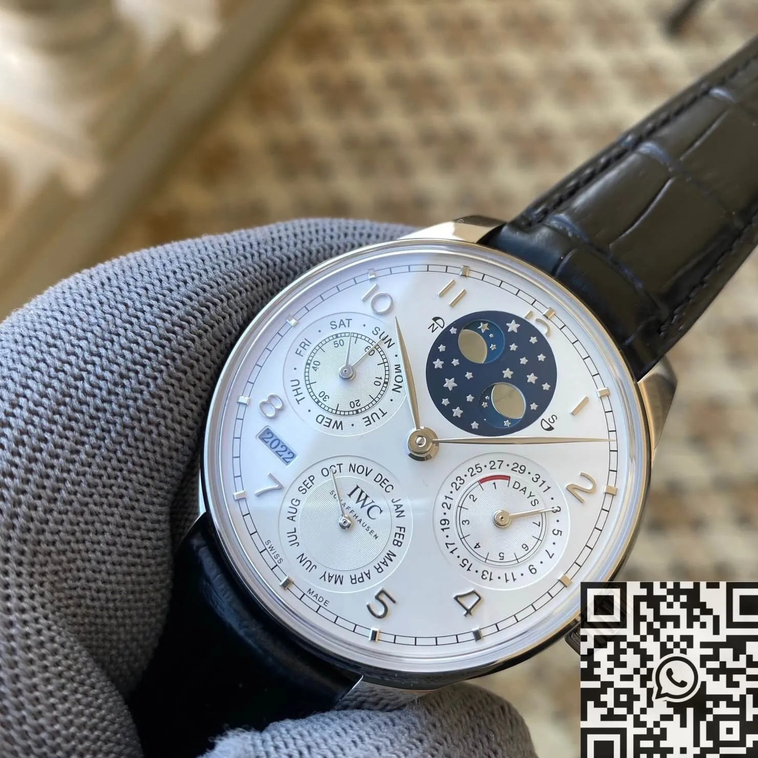 Minimalist IWC Portugieser Perpetual Calendar IW503406 White Panda Plate APS Factory 2043