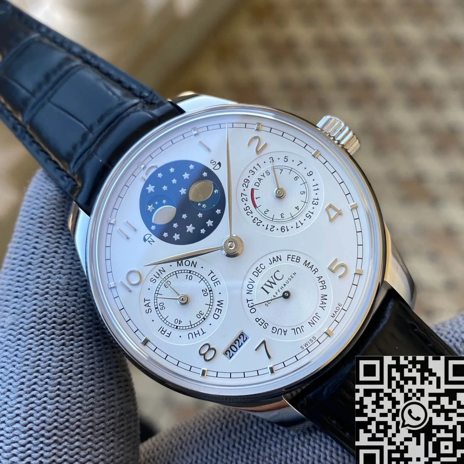 Minimalist IWC Portugieser Perpetual Calendar IW503406 White Panda Plate APS Factory 2043