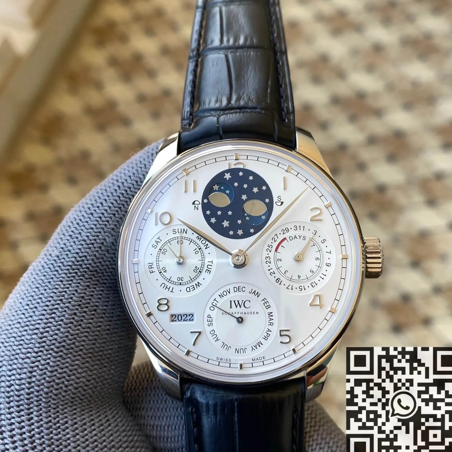 Minimalist IWC Portugieser Perpetual Calendar IW503406 White Panda Plate APS Factory 2043
