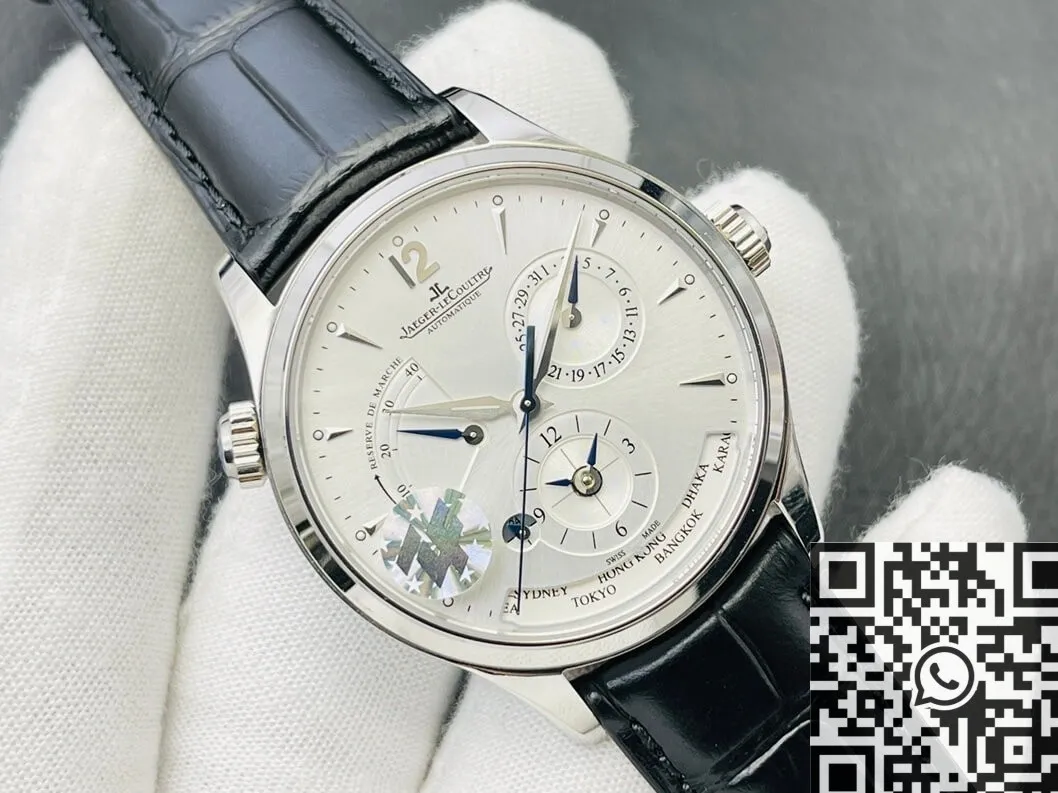 Jaeger-LeCoultre Master Geographic 1428421 Silver Dial Watch ZF Factory Comfortable 2253