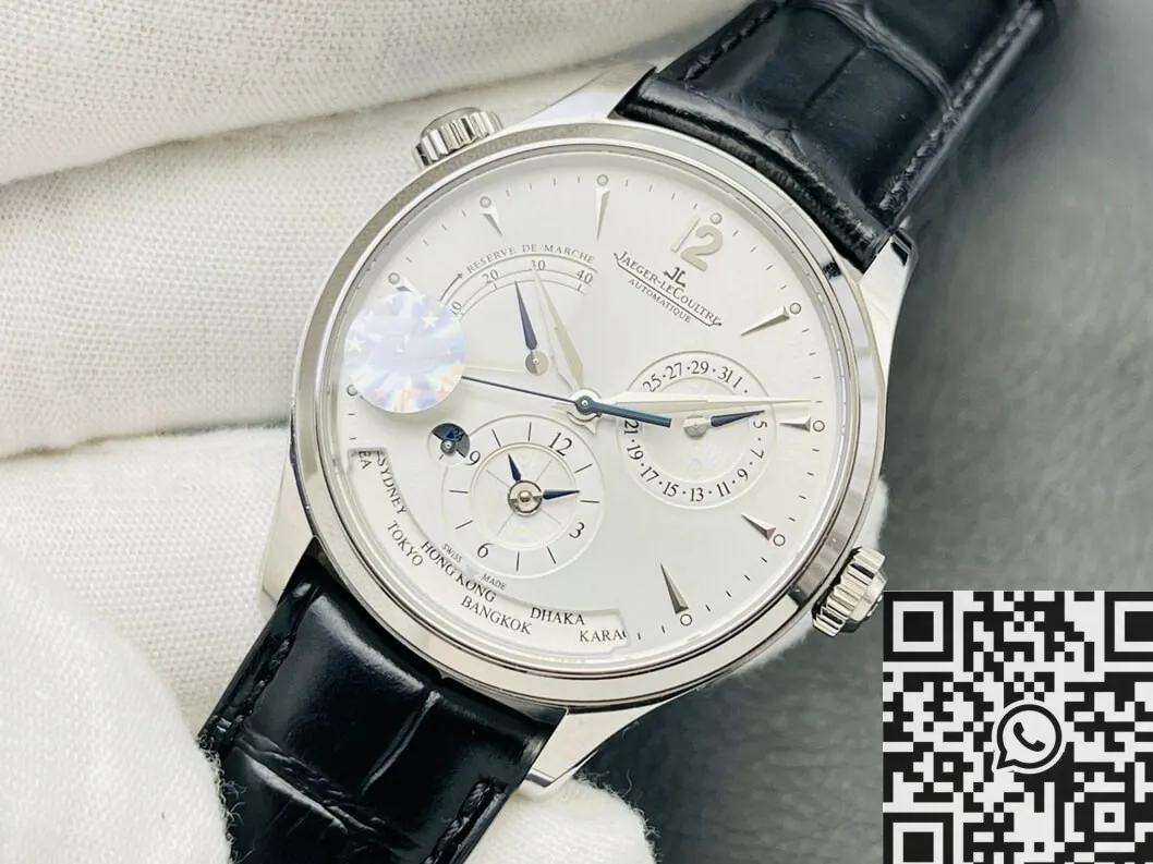 Jaeger-LeCoultre Master Geographic 1428421 Silver Dial Watch ZF Factory Comfortable 2253