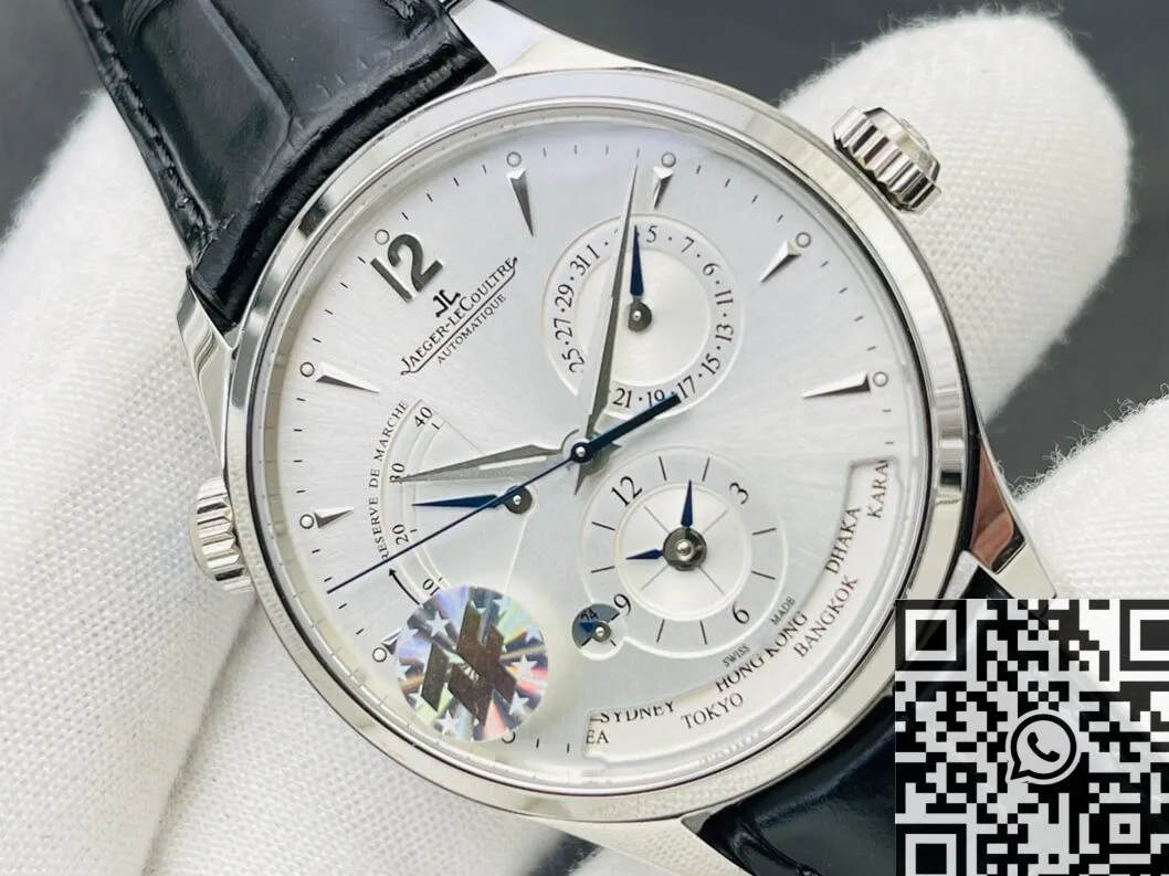 Jaeger-LeCoultre Master Geographic 1428421 Silver Dial Watch ZF Factory Comfortable 2253