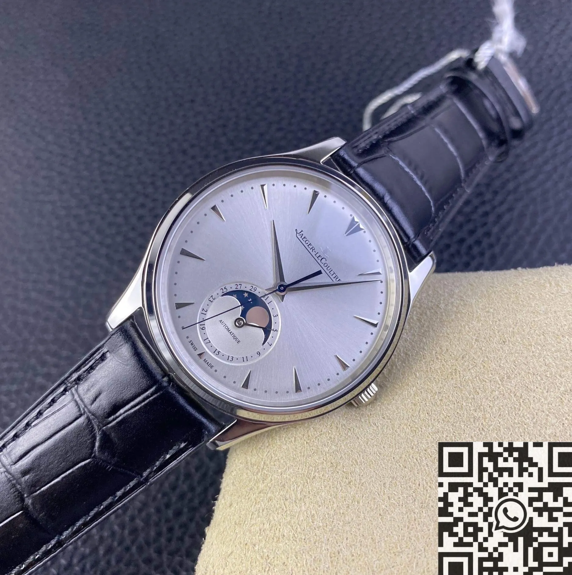 Jaeger LeCoultre Master Ultra-Thin 1368420 Silver Dial Watch ZF Factory FastDry 2254