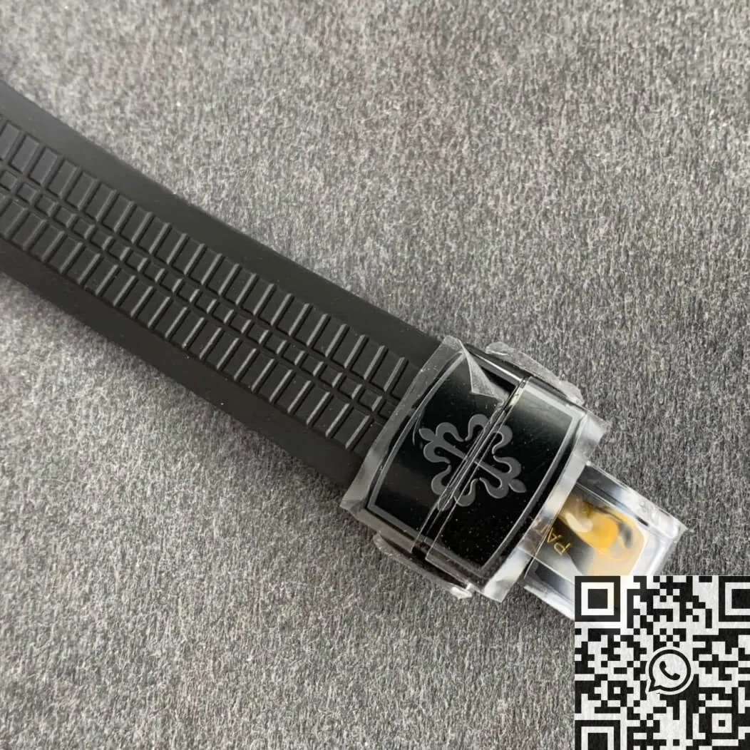 Classic Modify A Patek Philippe Aquanaut 5167A  Black Rubber Strap Watch ZF Factory 2257