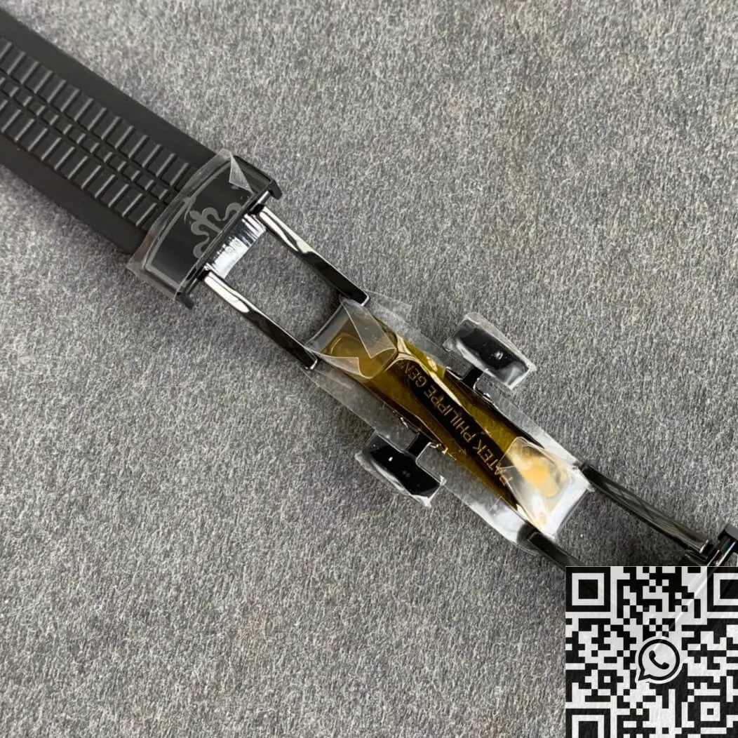 Classic Modify A Patek Philippe Aquanaut 5167A  Black Rubber Strap Watch ZF Factory 2257