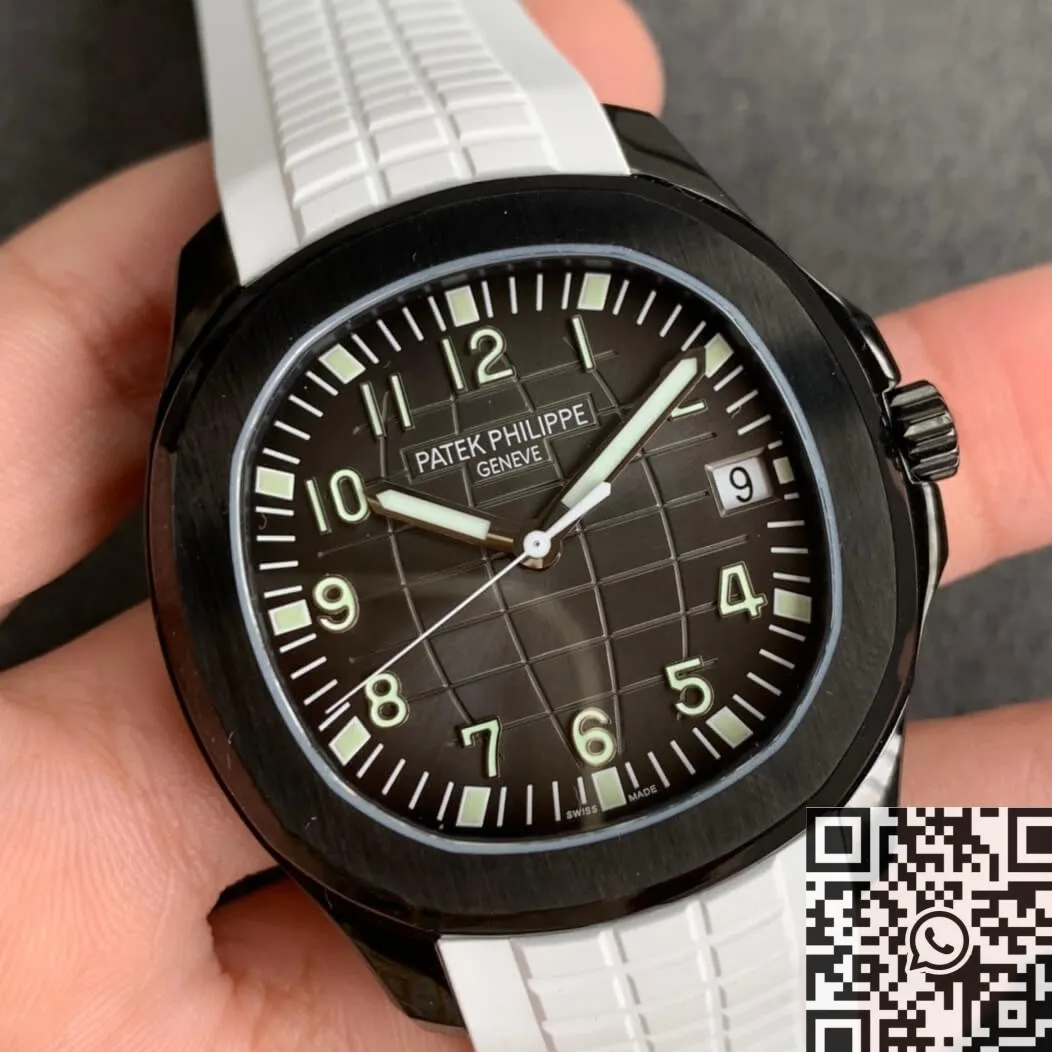 Modify A Patek Philippe Aquanaut 5167A DLC Black Dial Watch ZF Factory WaterResistant 2255
