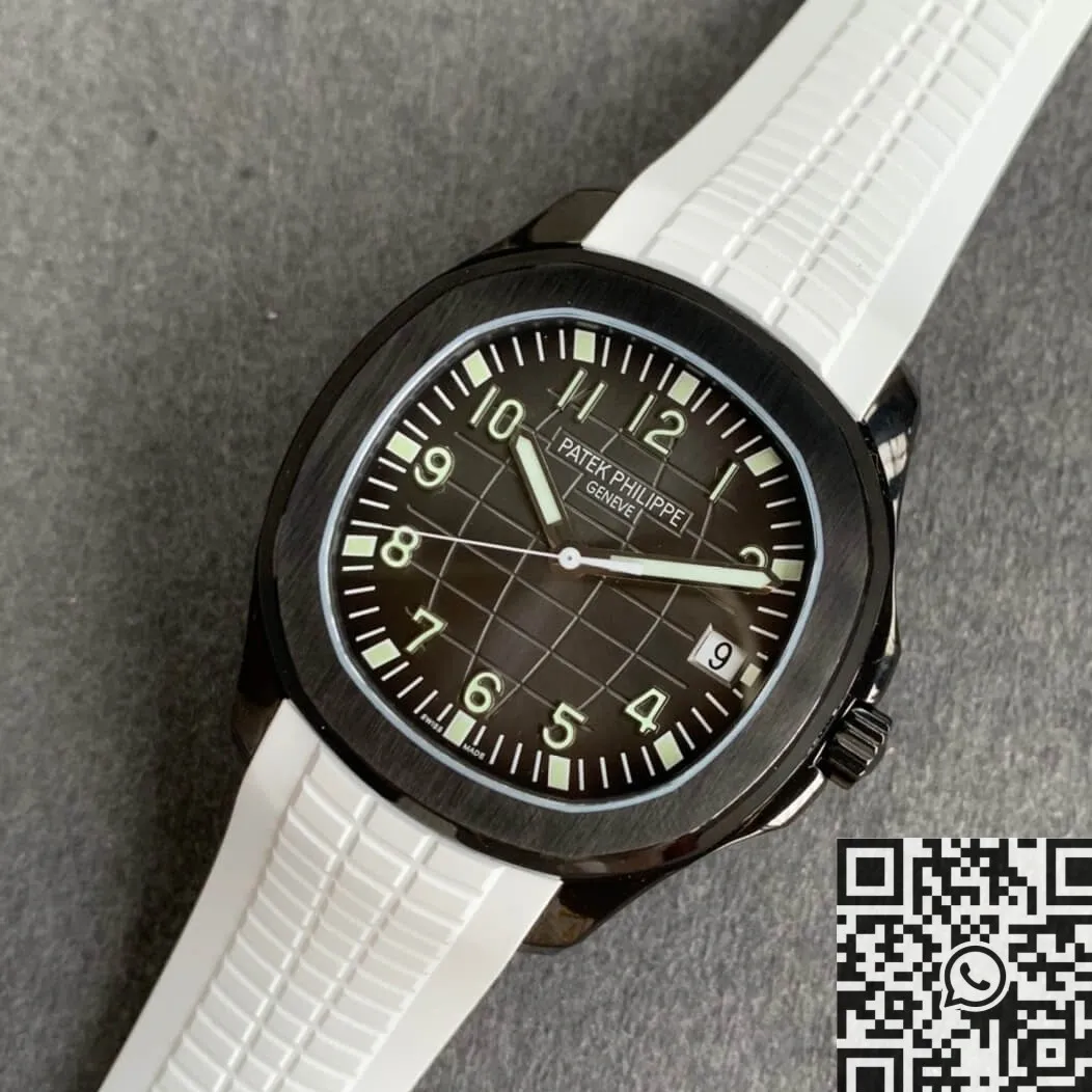 Modify A Patek Philippe Aquanaut 5167A DLC Black Dial Watch ZF Factory WaterResistant 2255