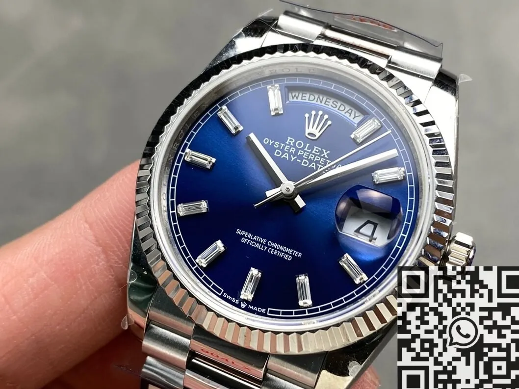 Lightweight New Rolex Day Date M128236-0023 Crysta Scale 36mm Watch Q Factory 2718