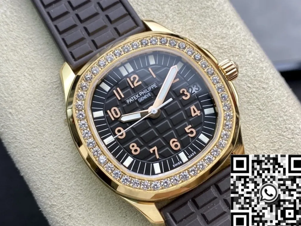 UrbanStyle Patek Philippe Aquanaut 5068R-001 Women’s Rose Gold Diamond Watch PPF Factory 2621