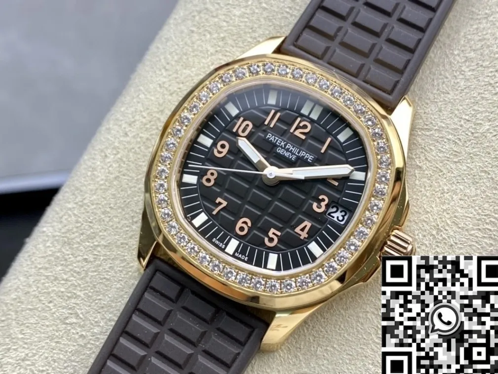 UrbanStyle Patek Philippe Aquanaut 5068R-001 Women’s Rose Gold Diamond Watch PPF Factory 2621