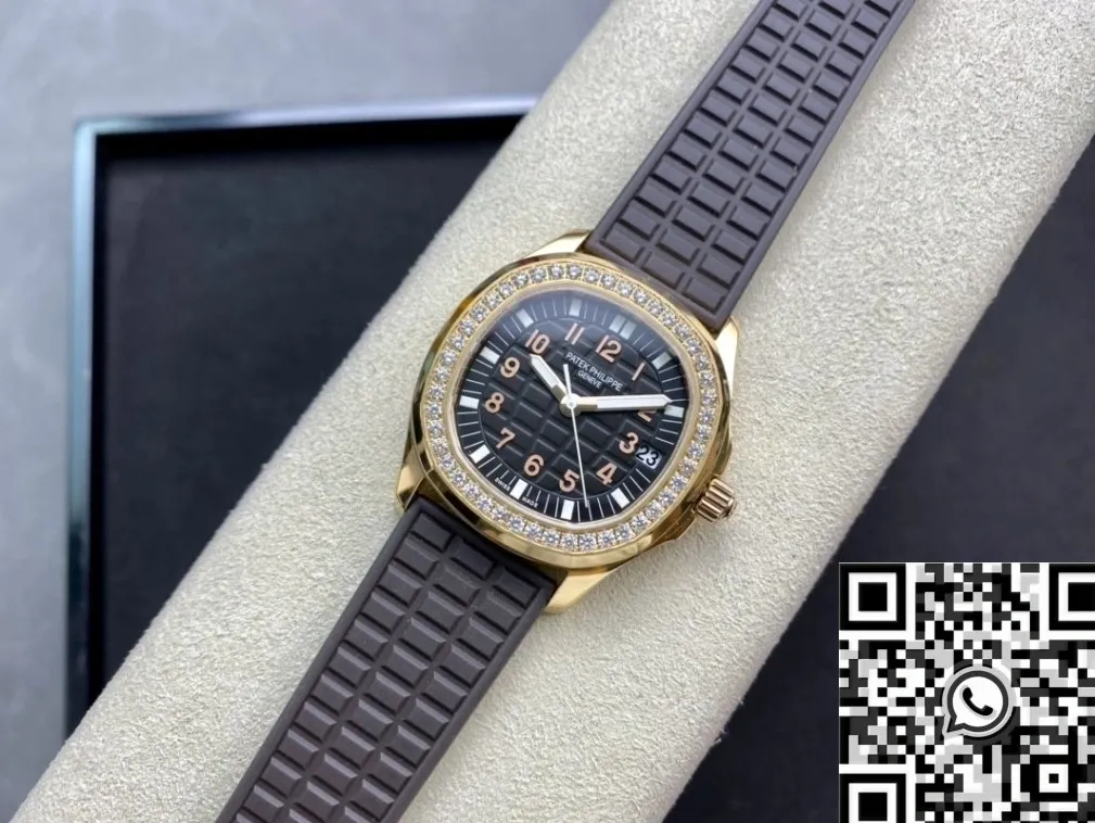 UrbanStyle Patek Philippe Aquanaut 5068R-001 Women’s Rose Gold Diamond Watch PPF Factory 2621