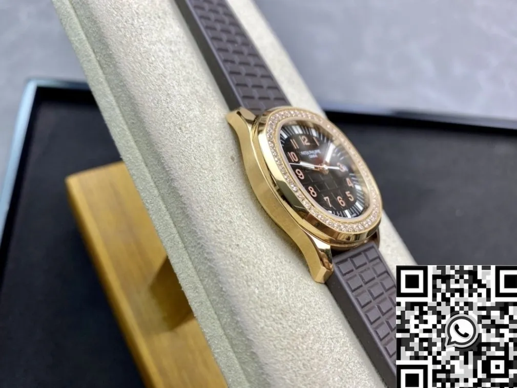 UrbanStyle Patek Philippe Aquanaut 5068R-001 Women’s Rose Gold Diamond Watch PPF Factory 2621