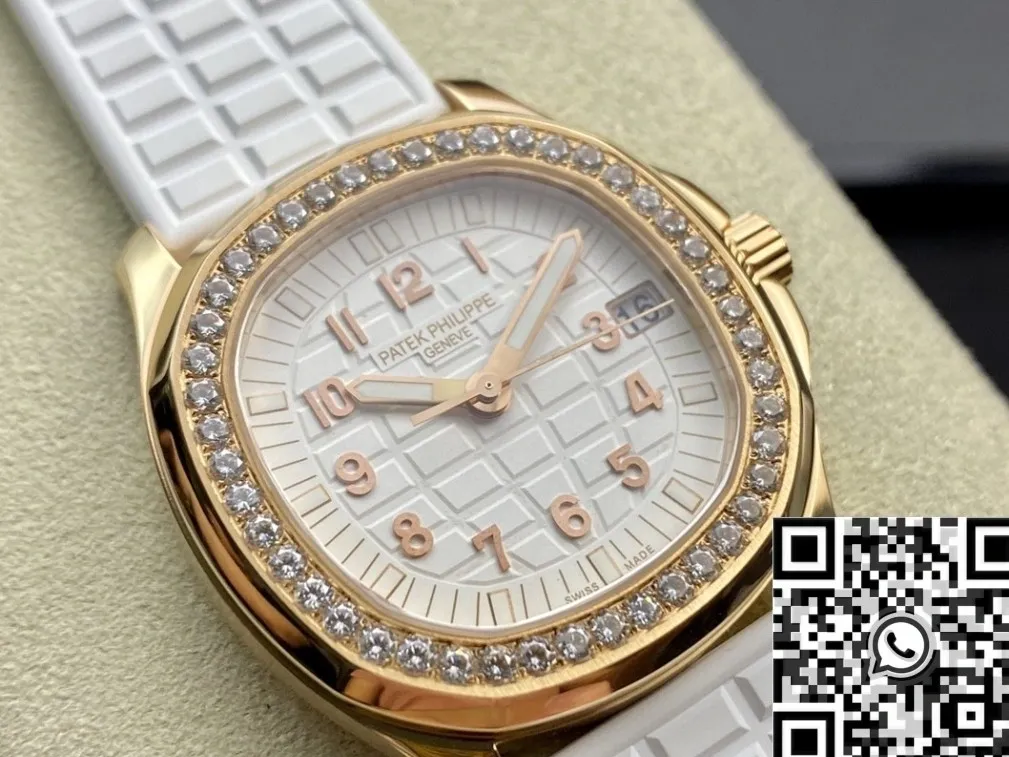 Modern Patek Philippe Aquanaut 5068R-010 Women’s Rose Gold Diamond Watch PPF Factory 2616