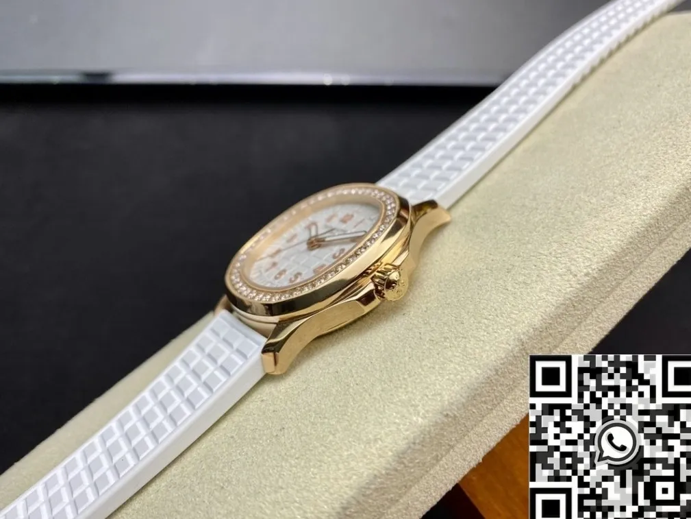 Modern Patek Philippe Aquanaut 5068R-010 Women’s Rose Gold Diamond Watch PPF Factory 2616