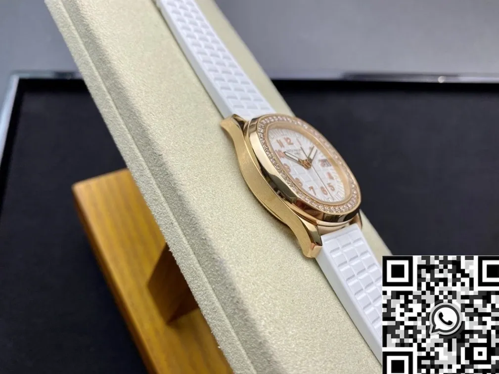 Modern Patek Philippe Aquanaut 5068R-010 Women’s Rose Gold Diamond Watch PPF Factory 2616