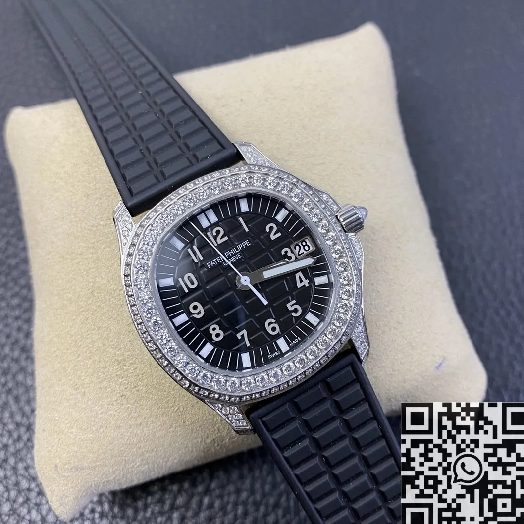 Patek Philippe Aquanaut 5069G-001 Women’s Diamond Watch PPF Factory SoftTouch 2632