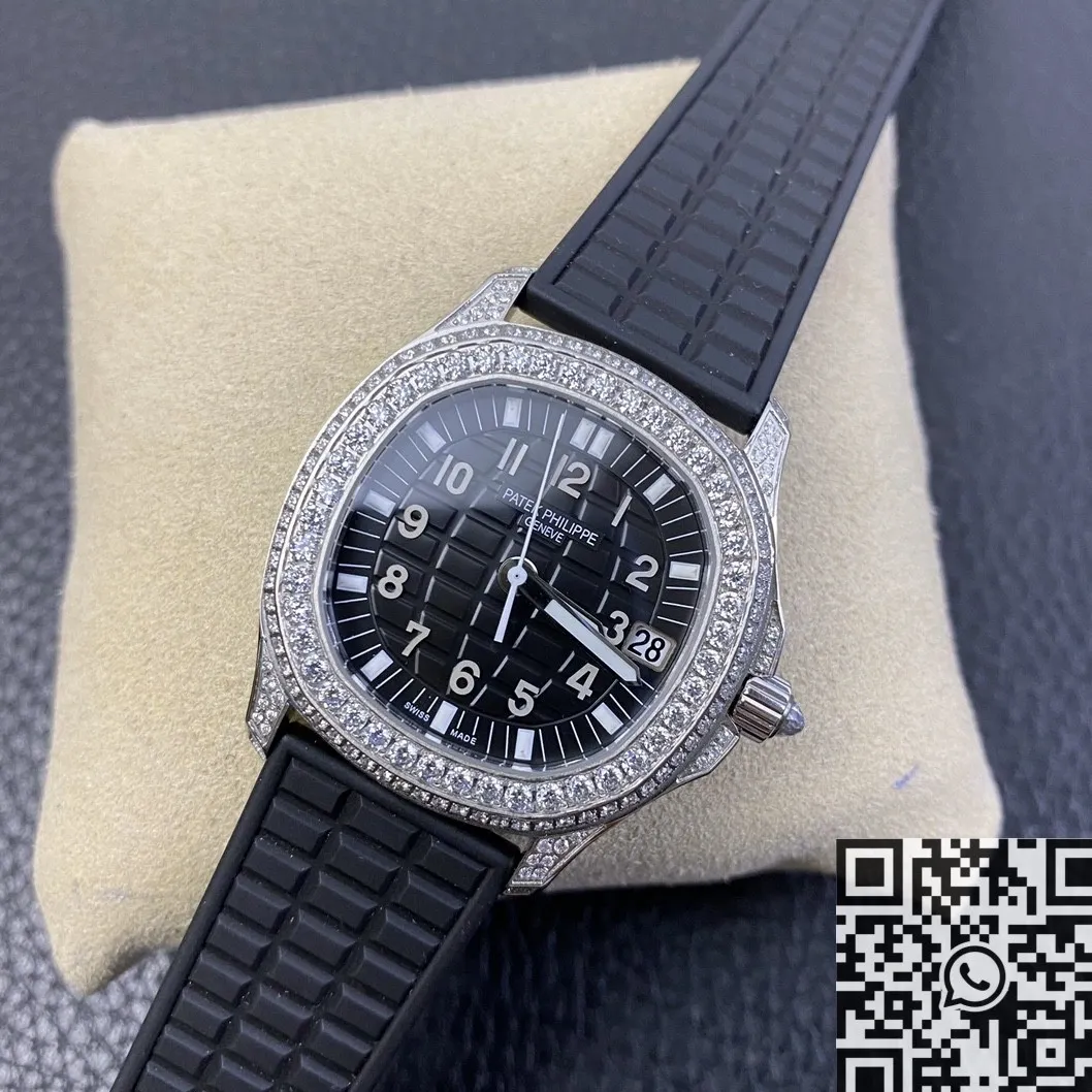 Patek Philippe Aquanaut 5069G-001 Women’s Diamond Watch PPF Factory SoftTouch 2632