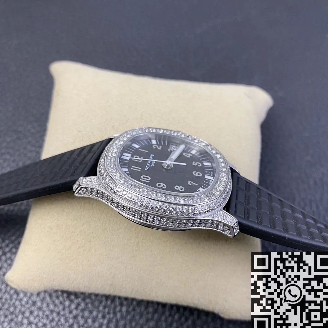 Patek Philippe Aquanaut 5069G-001 Women’s Diamond Watch PPF Factory SoftTouch 2632