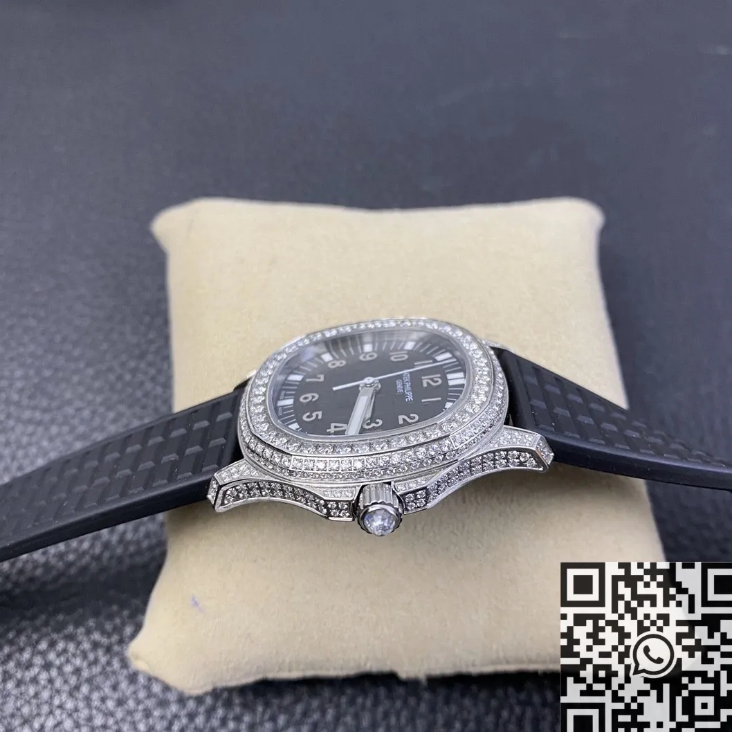 Patek Philippe Aquanaut 5069G-001 Women’s Diamond Watch PPF Factory SoftTouch 2632