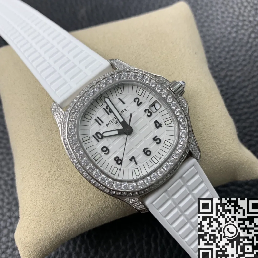 Patek Philippe Aquanaut 5069G-011 Women’s Diamond Watch PPF Factory Breathable 2634