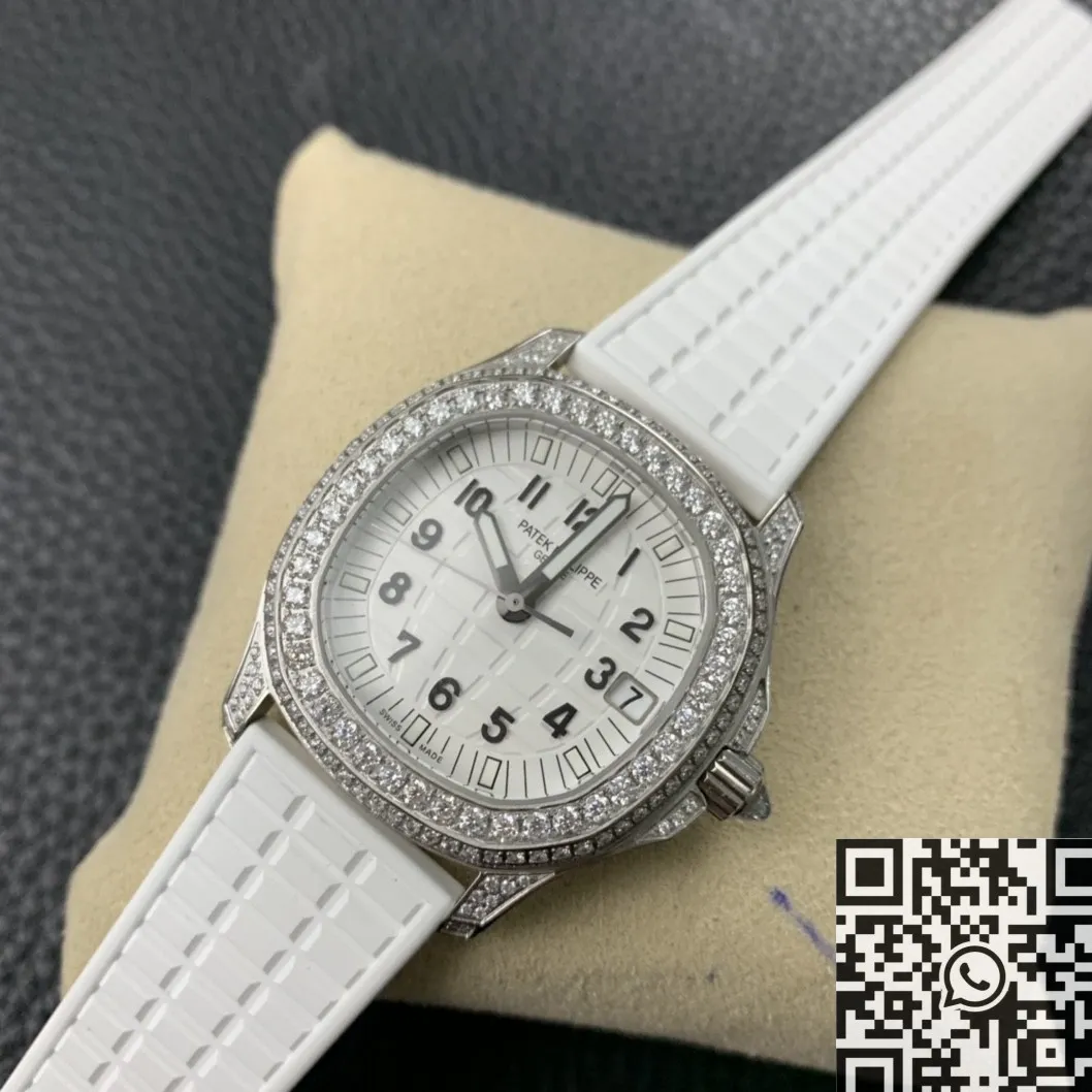 Patek Philippe Aquanaut 5069G-011 Women’s Diamond Watch PPF Factory Breathable 2634