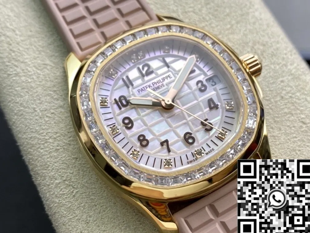 Patek Philippe Aquanaut 5072R-001 Women’s Rose Gold Diamond Watch PPF Factory Cozy 2617