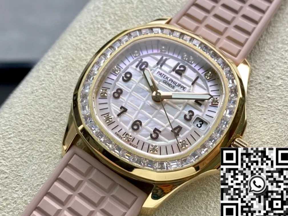 Patek Philippe Aquanaut 5072R-001 Women’s Rose Gold Diamond Watch PPF Factory Cozy 2617