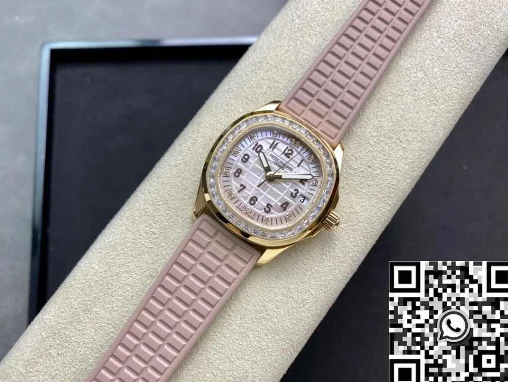 Patek Philippe Aquanaut 5072R-001 Women’s Rose Gold Diamond Watch PPF Factory Cozy 2617