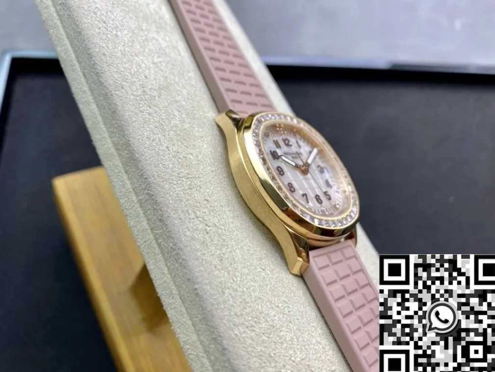 Patek Philippe Aquanaut 5072R-001 Women’s Rose Gold Diamond Watch PPF Factory Cozy 2617