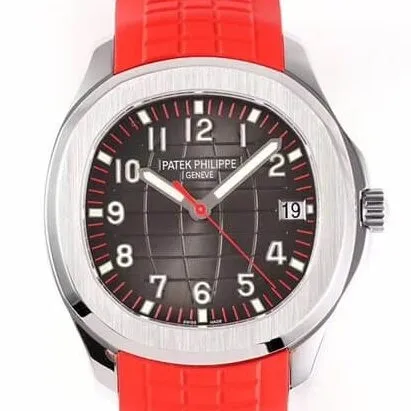 Patek Philippe Aquanaut 5167A-012 Red Rubber Tape Watch ZF Factory TopPick 2260