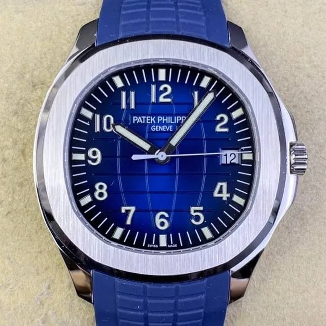 Sporty Patek Philippe Aquanaut 5168G-001 Blue Dial Watch 3K Factory 1931