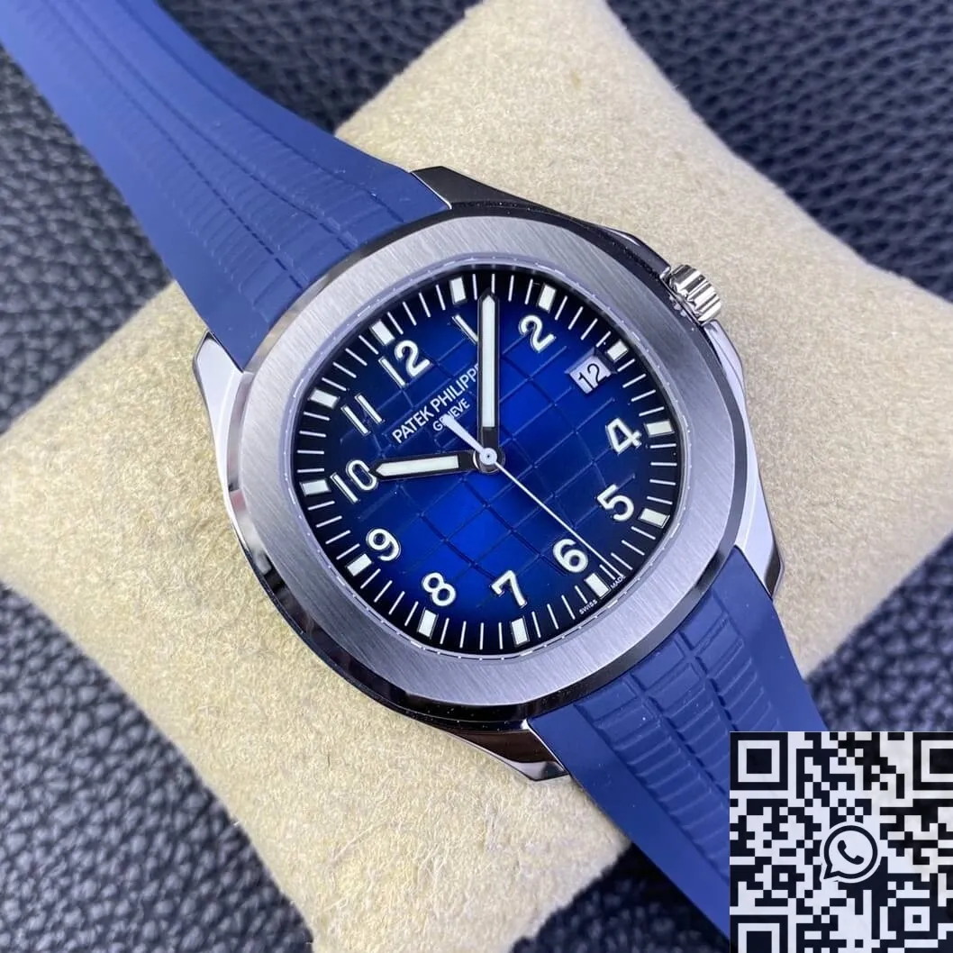 Sporty Patek Philippe Aquanaut 5168G-001 Blue Dial Watch 3K Factory 1931